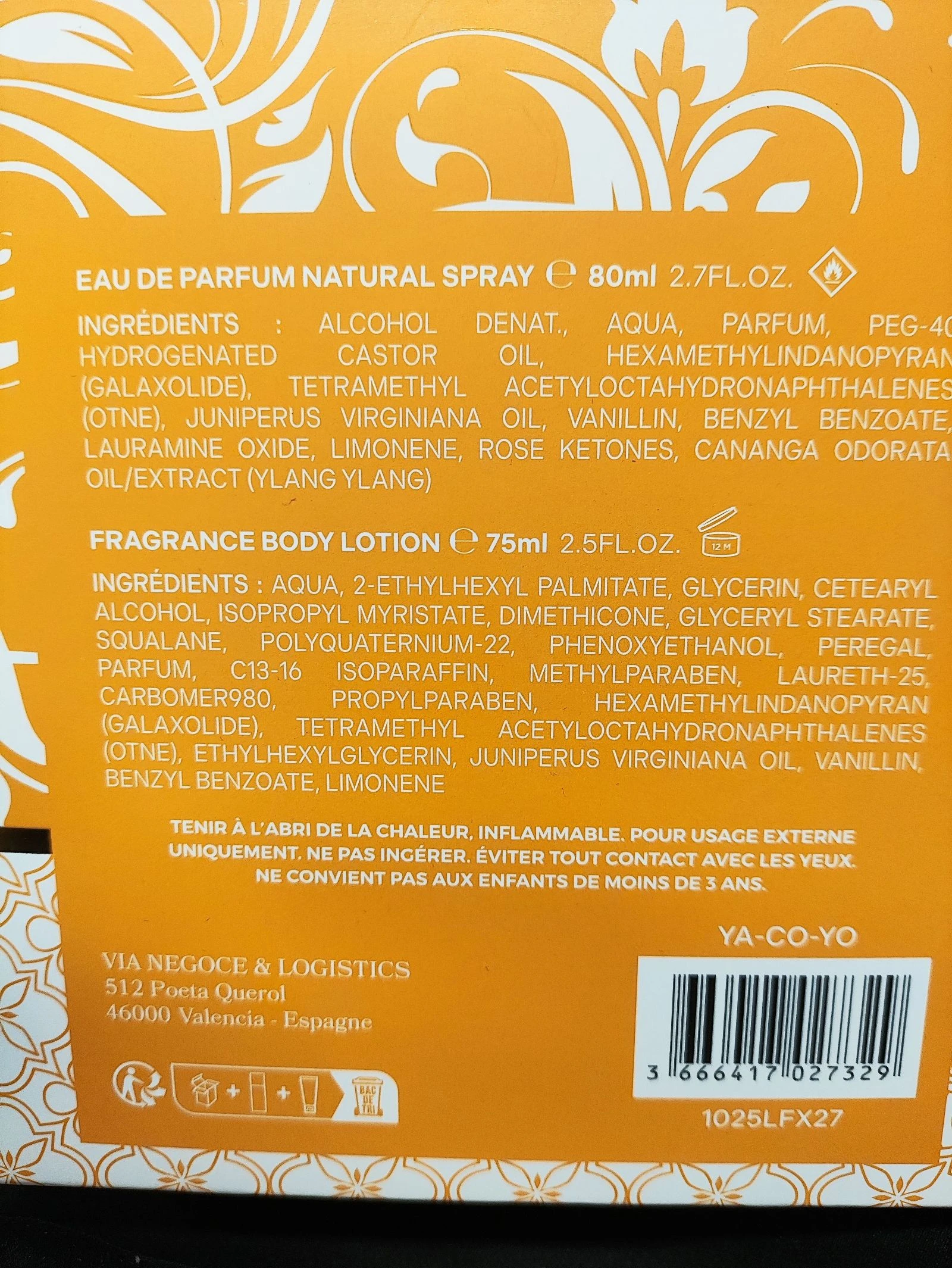 Conjunto YARA laranja – photo 2